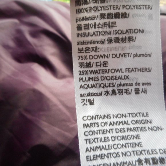 Plum warm women Eddie Bauer down long coat S/P - Picture 9 of 13